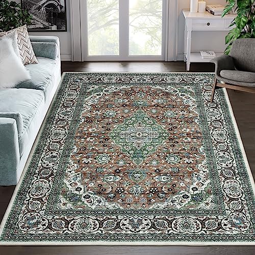 Amazon.com: TOPRUUG Washable Oriental Area Rug - 9x12 Rugs for Living ...