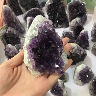 Energy Balance 500G-1500G Natural Amethyst Quartz Geode Crystal Stone Cluster for Healing 1PC Home Decoration (Color : 720G-820G 1pc)