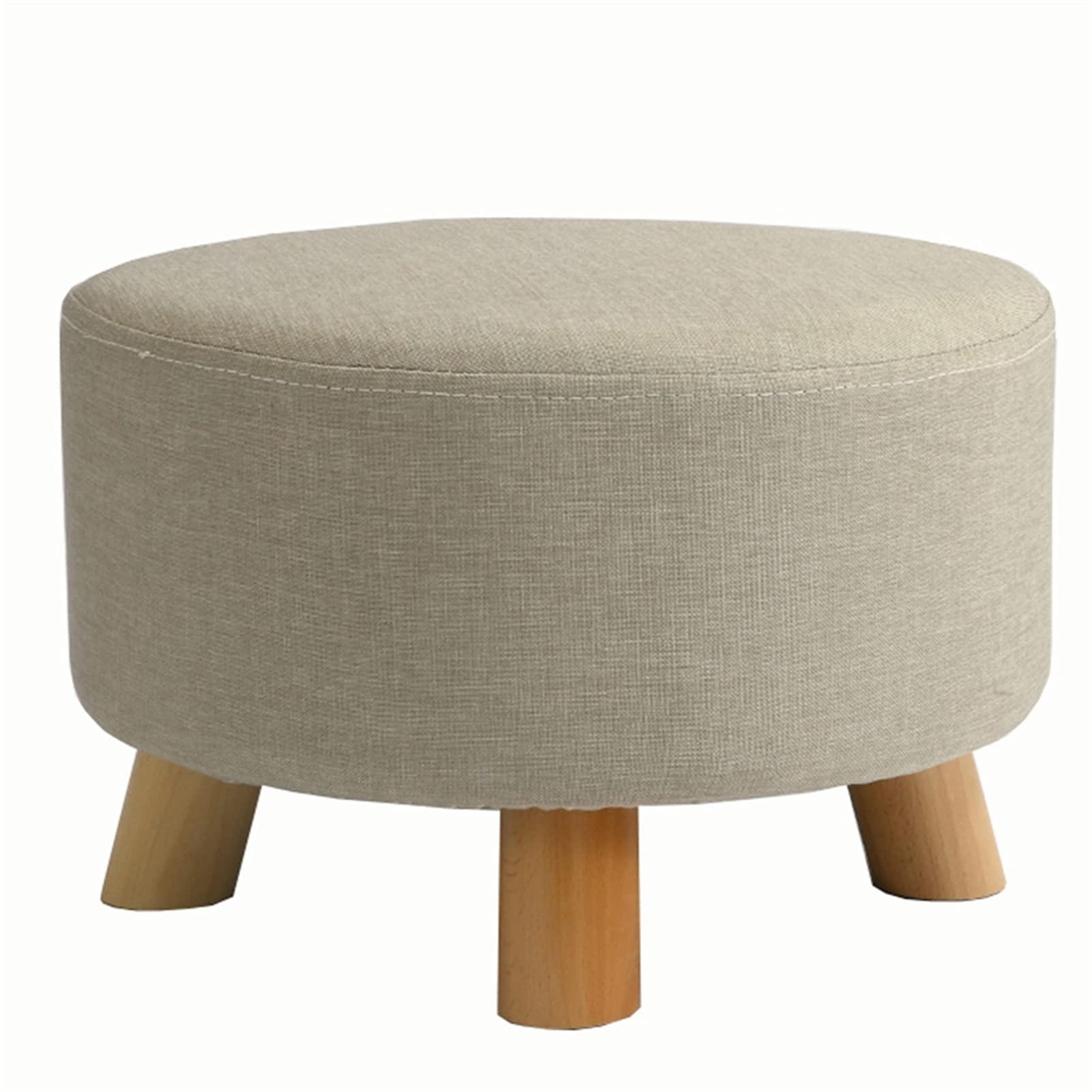 Repose-jambes de salon pour soulager la fatigue tabouret rond dehoussable