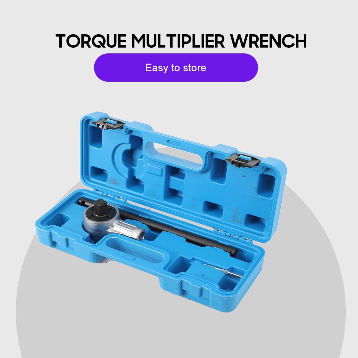 Torque Multiplier Wrench, Heavy Duty Torque Multiplier 1/2 3/4 Torque Multiplier Hand Powered, 1100 ft-lbs of torque