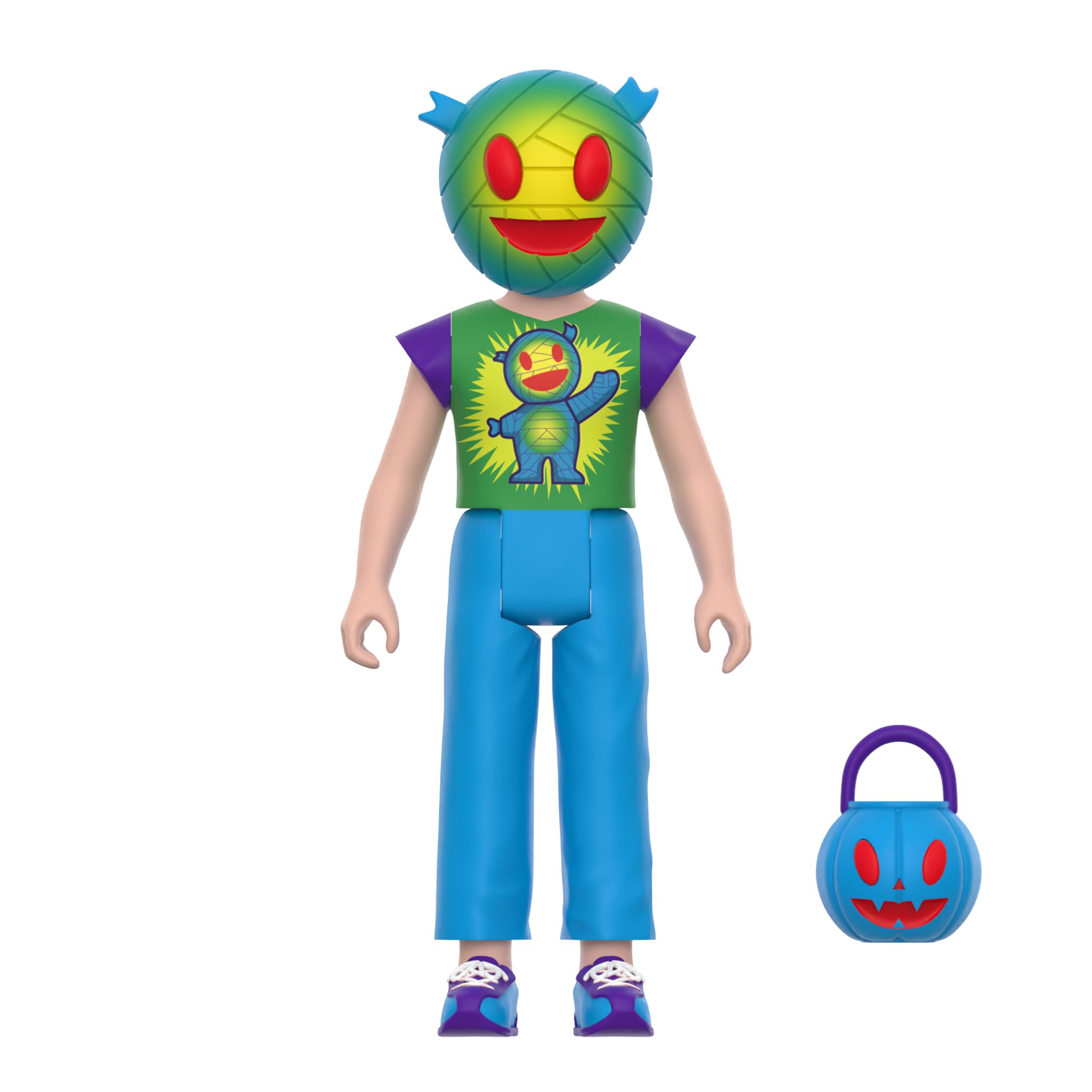 Amazon.com: Super7 Halloween Kids Mummy Boy Reaction Figure - 3.75