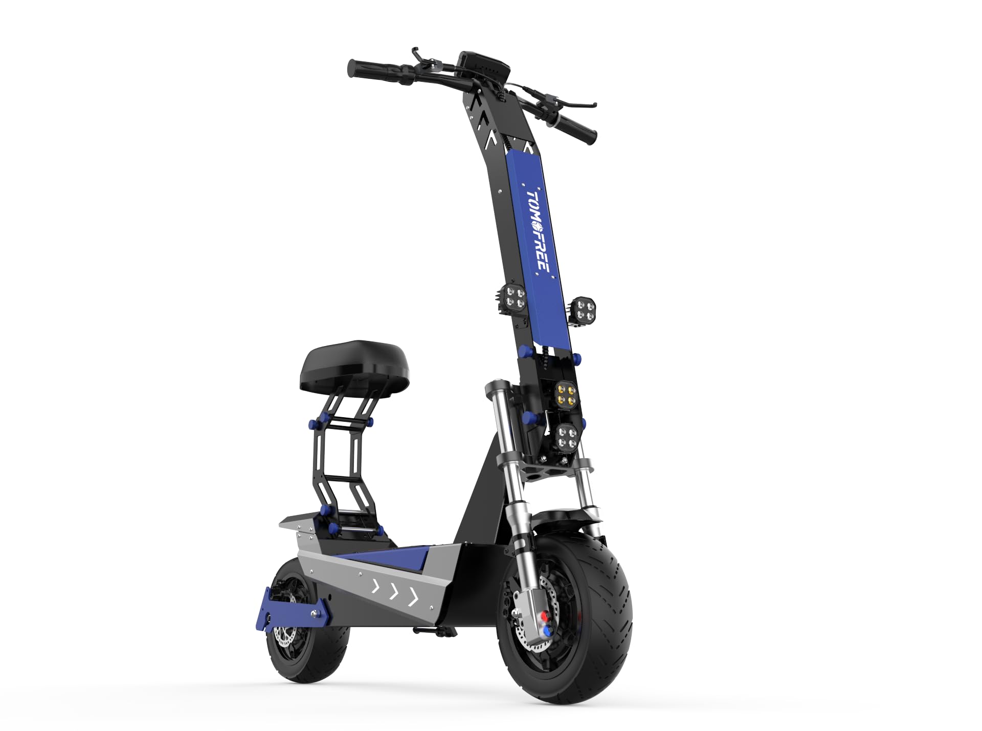 Electric Scooter with Seat for Adults -60v 35ah Battery 6000w Dual Motor E Bike 45-50mph 44 Miles Range