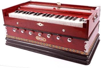 Harmonium by Aakrati Musicals, 3 1/4 octaves, 7 stops, 3 extra notes, Harmonium BINA no. 8