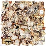 【Lot Autocollants Vintage Café Rétro】 Ce lot de 100 autocollants vintage propose une sélection cohérente de stickers café rétro, inspirés de l’univers des cafés classiques, lettres anciennes, horloges et typographies nostalgiques, idéal pour scrapbooking, journal créatif, collage artistique et décoration au style vintage harmonieux.