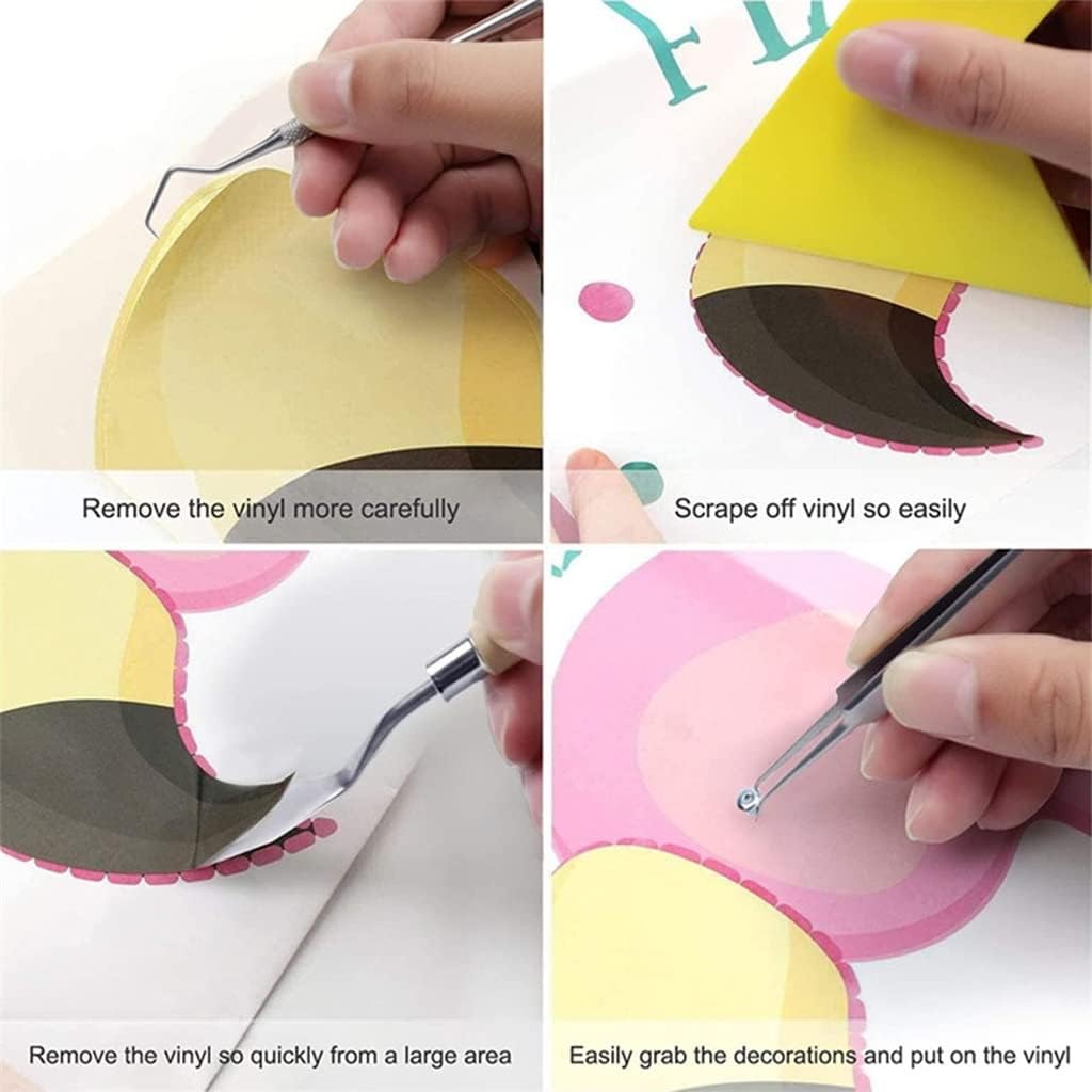1set Craft Vinyl Weeding Tools Set Basic Tool Silhouettes Cameos Lettering DIY Accessories Handmade
