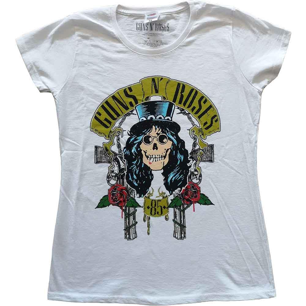 Guns N' Roses - T-Shirt - Slash '85 - White - S