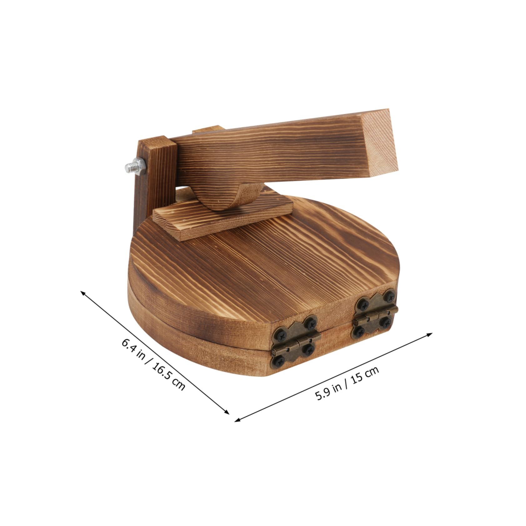 VALICLUD 1pc Dumpling Pressing Tool Food-grade Wooden Presser for Easy Dumpling Biscuit Making Manual Kitchen Gadget for Effortless Wrapper Shaping Fine Texture