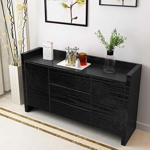 Miniatura 6 de Yancorp - Papel tapiz de vinilo con textura de madera de fibra negra, acabado en mate, rollo de vinilo autoadhesivo para forrar encimeras y armarios