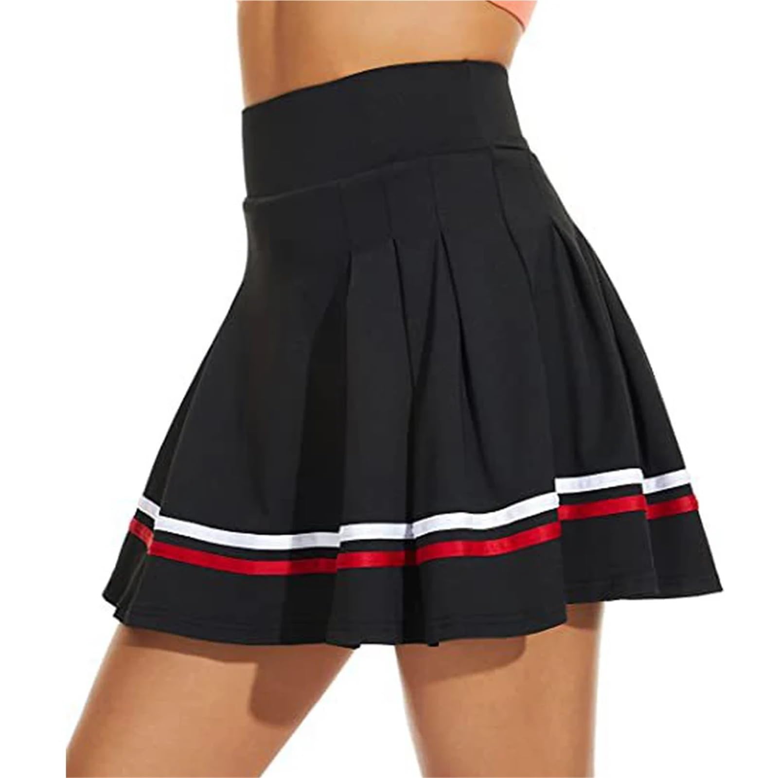 Vestido Tenis Mujer Falda De Tenis For Mujer, Plisada, con Cinturón Y Bolsillo, Pantalones Cortos Integrados, For Golf, Yoga, Fitness, Falda Elástica Alta For Niña