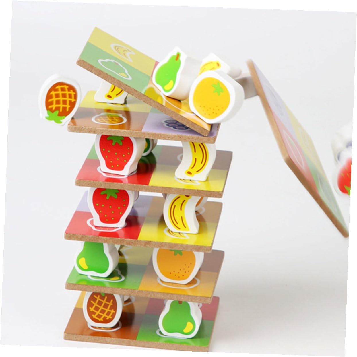 ifundom Juguete Apilable de Madera Equilibrado para Niños, 1 Juego