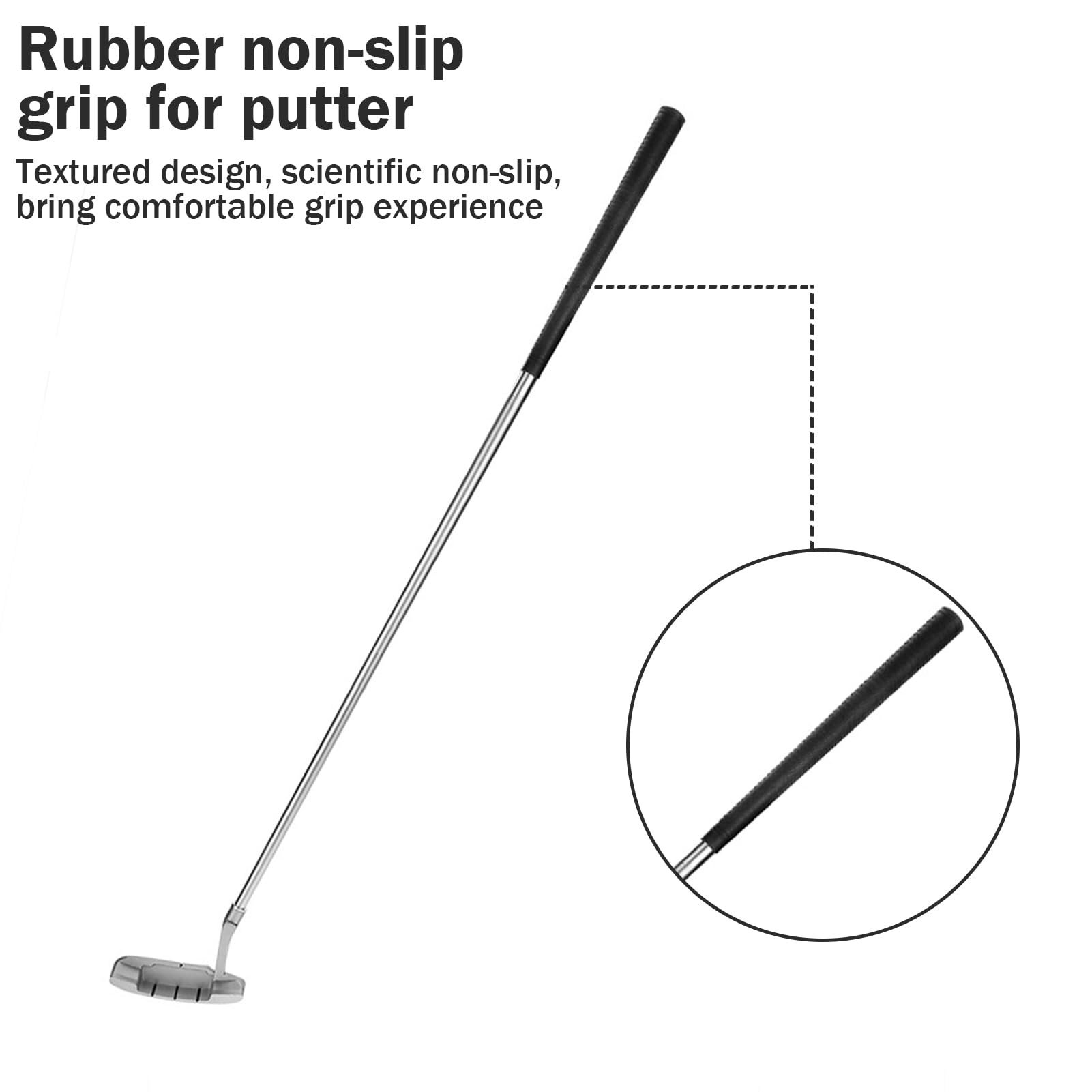 Set di Minigolf, Interno Golf Set con Putter Allenamento Mazze da Golf Pieghevoli Foro 2 Palline e Borsa da Trasporto con Cerniera,Set da Minigolf da Interno per Adulti Bambini Casa Ufficio Camping