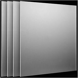 1pcs Acrylic Board Single Frosted Matt Organic Plastic Sheet DIY Panel Signage Handmade Material Decor, 400mm x 400mm x 3mm