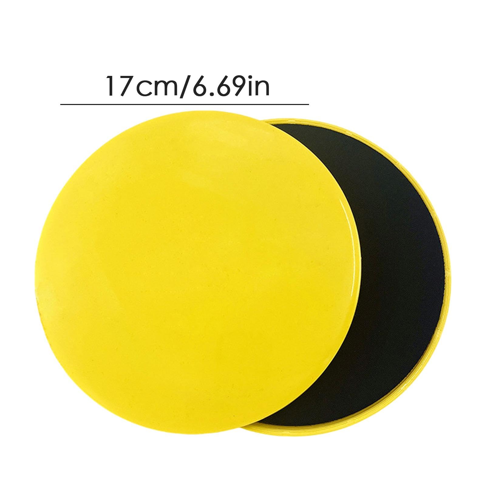 Lot De 2 Sliders Disques D'Entraînement Double Face - Patins Fitness Antidérapants Pour Sol