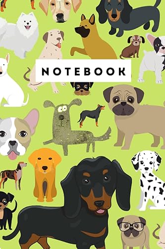 Notebook Notebook for dog lovers, Cute dog notebook for gifts, dog notebook for kids