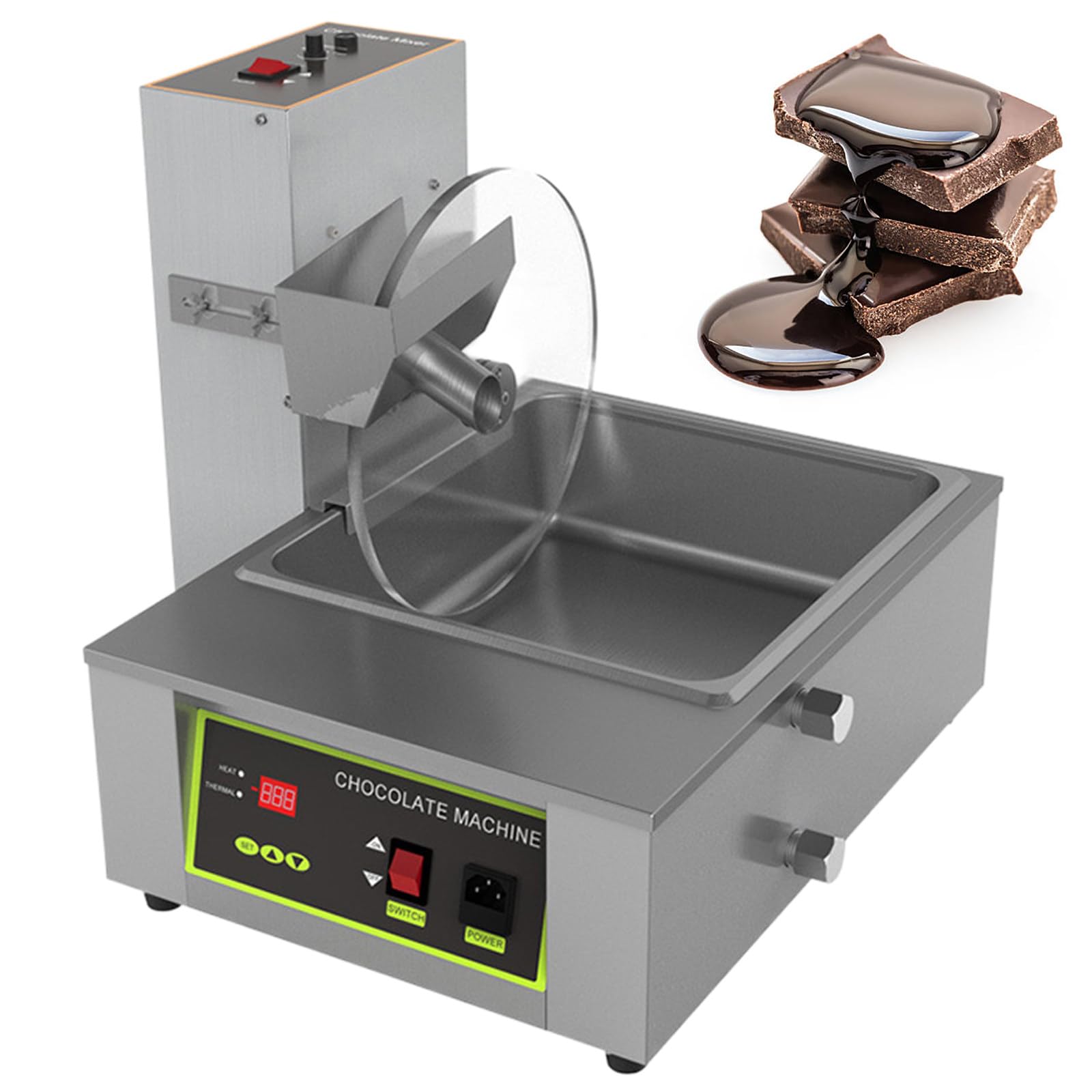 tempéreuse à chocolat commerciale avec