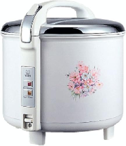 Tiger JCC-2700-FG - Arrocera y calentador de 15 tazas (sin cocinar), color blanco floral