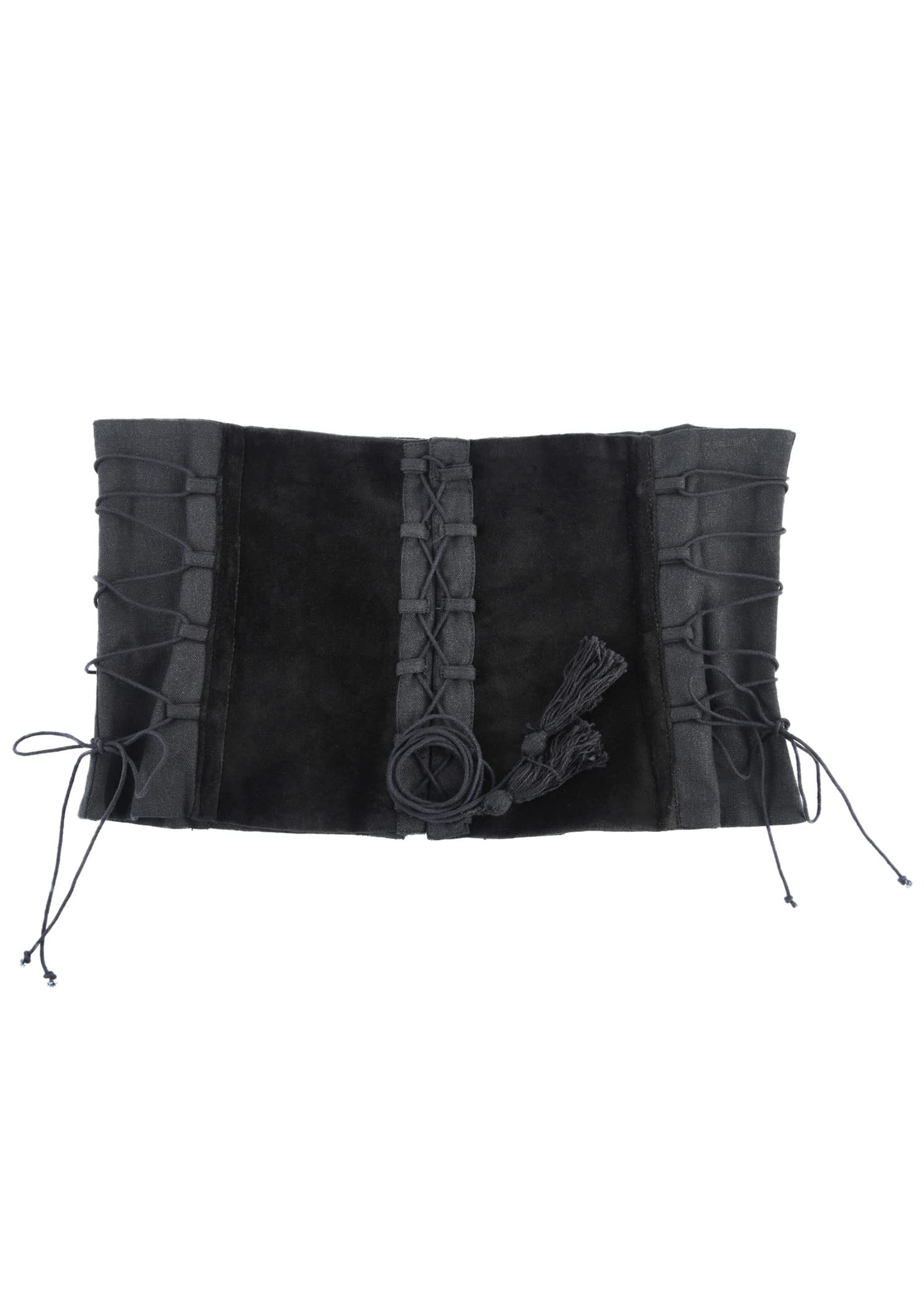 Battle-Merchant Unterbrust Corsage Anik Oberteil für Damen | Mieder aus Samt mit Schnürung | Mittelalter Kleidung | LARP, Wikinger, Pirat, Gothic, Kostüm