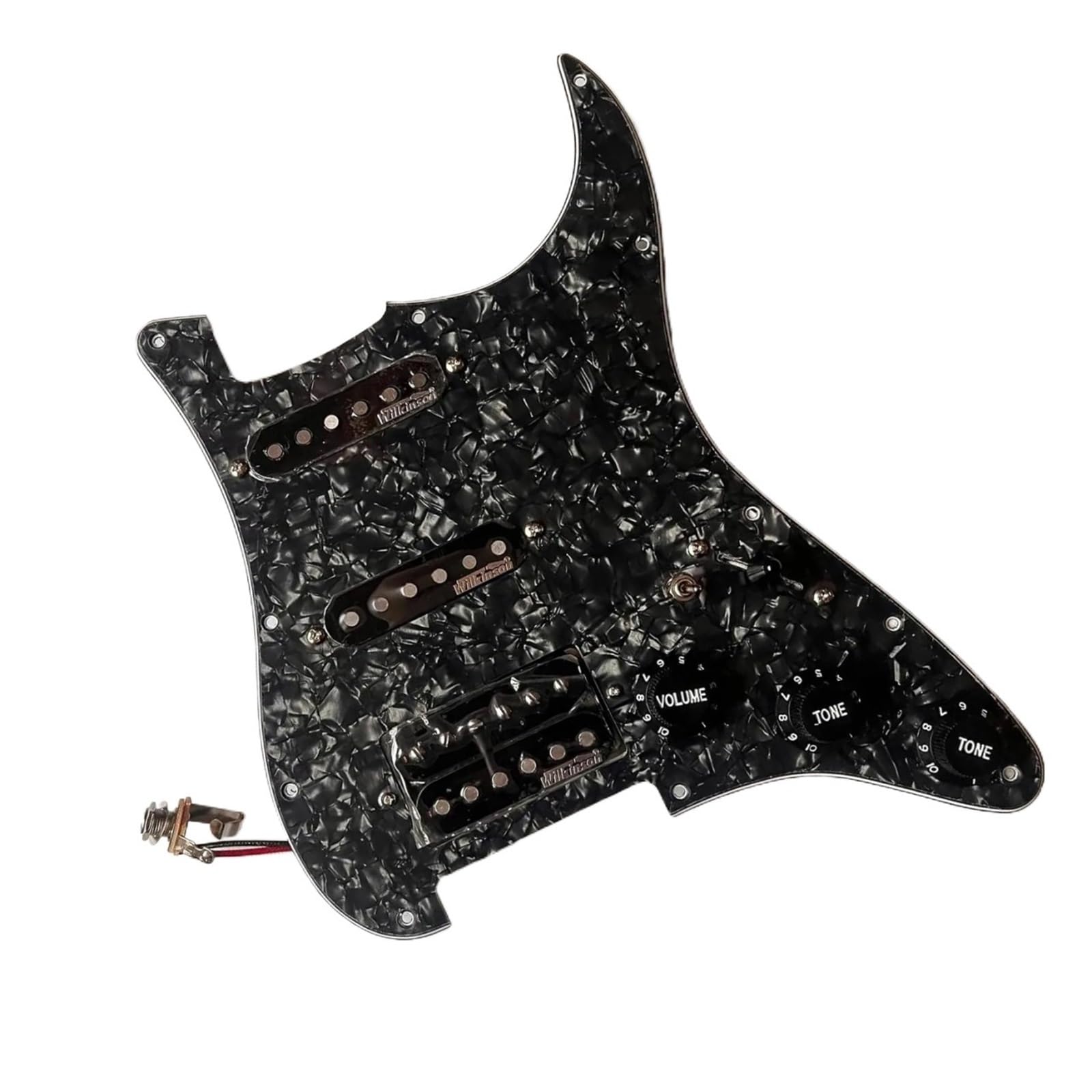 Pastilla Golpeador SSH Alnico 5 Humbucker Pickup precableado juego de golpeador de guitarra multiinterruptor Protector de pastilla de 5 vías accesorios de guitarra