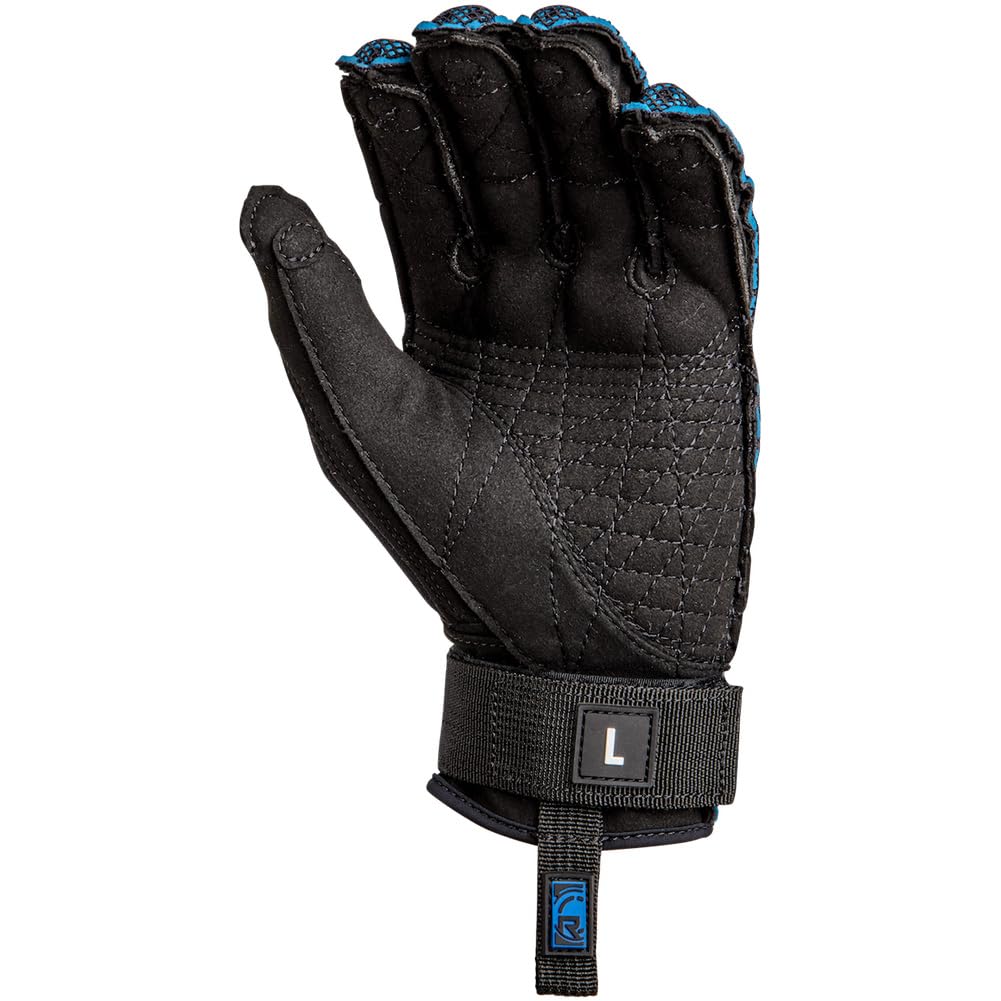 Radar Vapor-A Boa Gant de ski nautique Inside-Out Noir/bleu véritable Ariaprene L