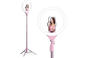 12-inch Fluorescent Ring Light: Be the Brightest Star on Every Platform