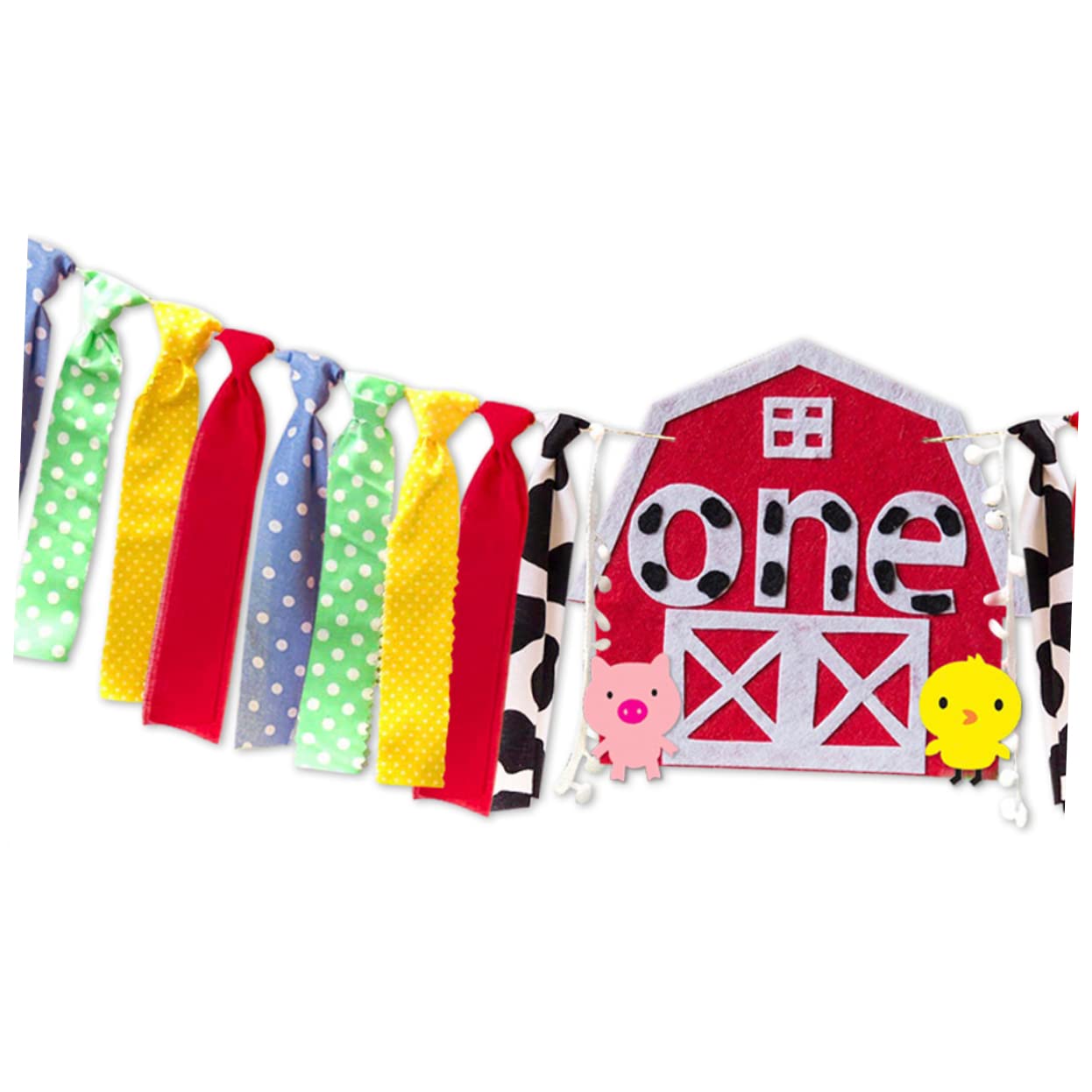 VICASKY 3piezas Banderín De Cumpleaños De Para Primer Cumpleaños De Decoración De Fiesta De Animales Celebraciones