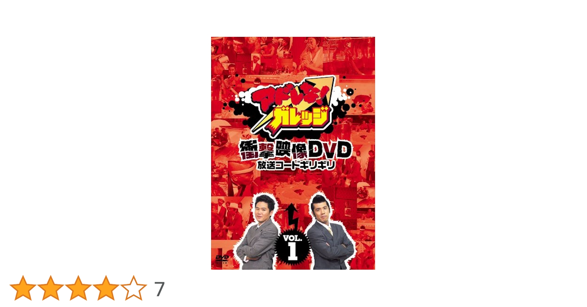 アドレな!ガレッジ 衝撃映像DVD BOX Amazon.co.jp: アドレな!ガレッジ 衝撃映像DVD 放送コード