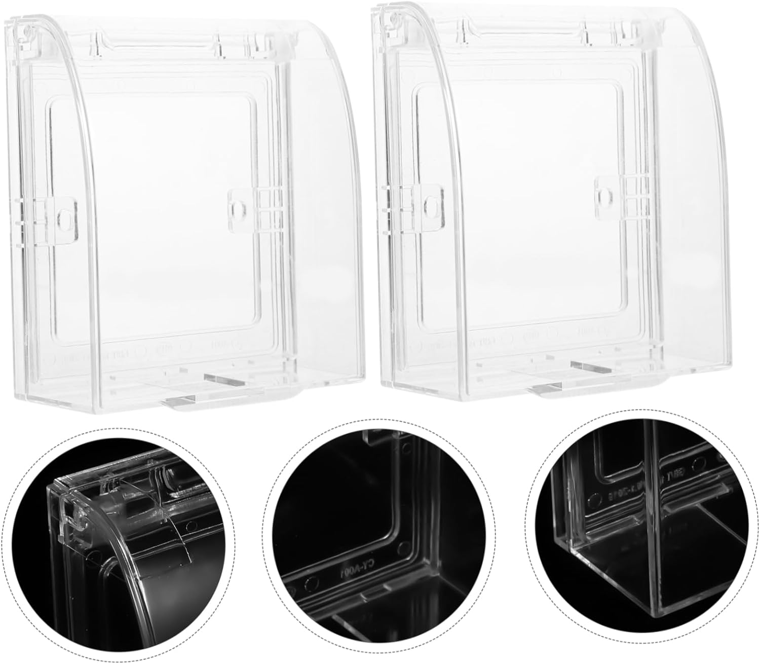 10pcs Childproof Outlet Covers Socket Safety Guard Babyproof Switch Plate Wall Plug Box