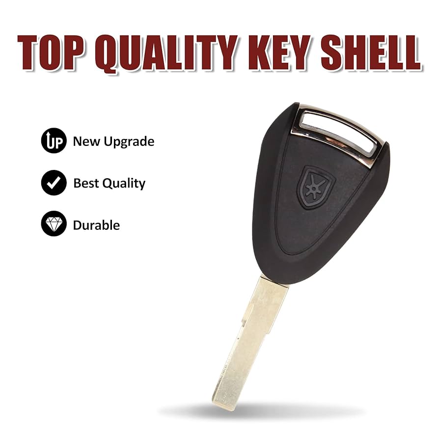 ポルシェ、Porsche、交換キーシェル、３ボタン、ブレード、無料エンブレム付 ポルシェ、Porsche、交換キーシェル、3ボタン、ブレード、無料
