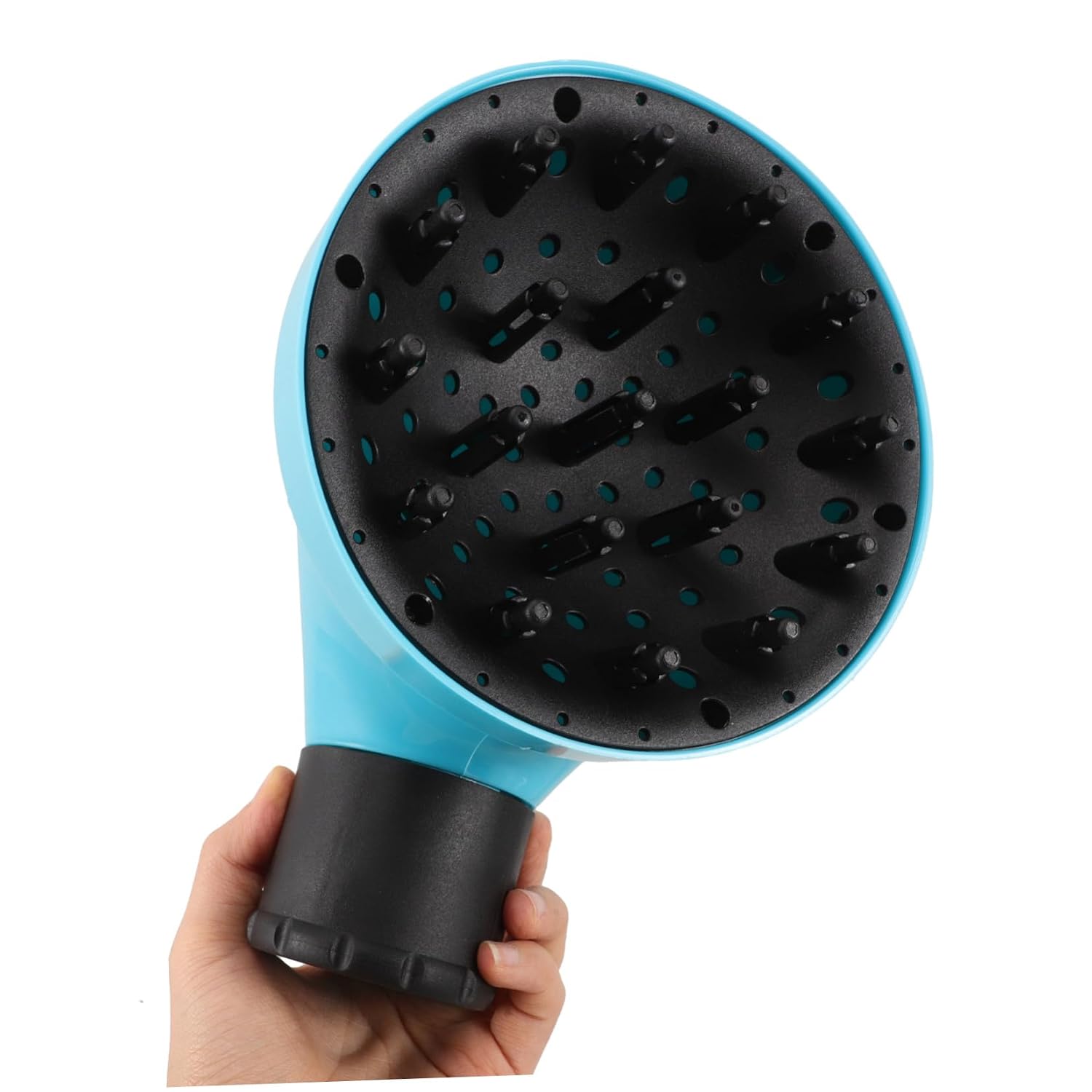 Hair Dryer Diffuser Attachment Nozzle for Curly and Wavy Hair Salon Styling Tool for Even Drying and Volume