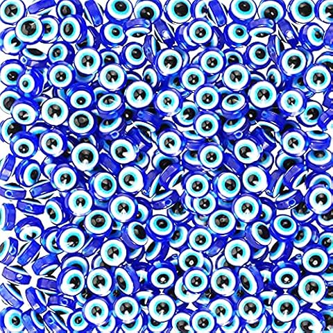 ONEST Evil Eye Beads DIY Crafts Evil Eye Charms with Storage Box for DIY Jewelry Bracelet Earring Necklace Craft Making, 15 Colors Cover