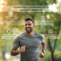 Vista 4 de bixa BOTANICAL Resina Shilajit + polvo de raíz de ashwagandha Energía natural y apoya la resistencia para hombres Apoya los músculos, el estado