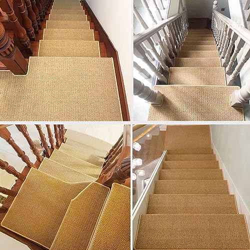Alfombras para escaleras de madera autoadhesivas que evitan resbalones y protegen los peldaños 6