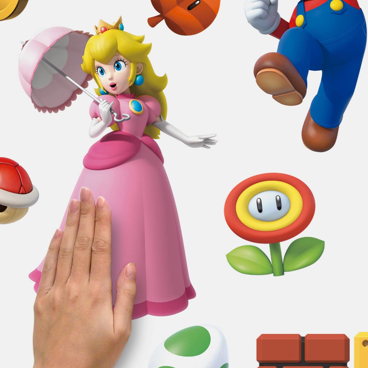 Snapklik.com : Super Mario Brothers Peel And Stick Wall Decals