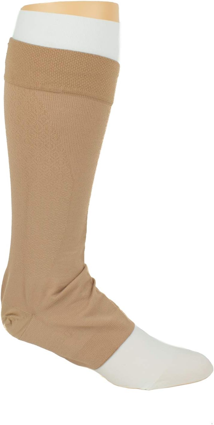 Jobst UlcerCare Stockings with Zipper, Medical Compression Stocking Provides 40mmHg of Optimal Compression to Effectively Treat a Venous Ulcer, Left, 4X-Large