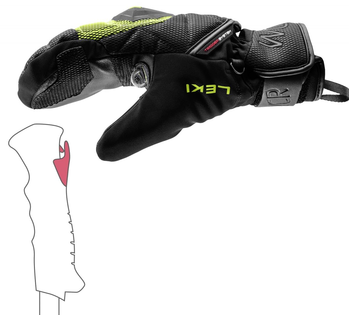 LEKI HS WCR Coach 3D Junior Mitt - 6