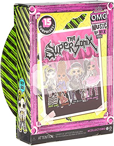 L.o.l. Surprise! Omg Remix Rock Bhad Gurl Fashion Doll With 15 Surprises Including Drums, Outfit, Shoes, Stand, Lyric Magazine, And Record Player Playset -Toys For Girls Boys Ages 4 5 6 7+,Multicolor #TOP3
