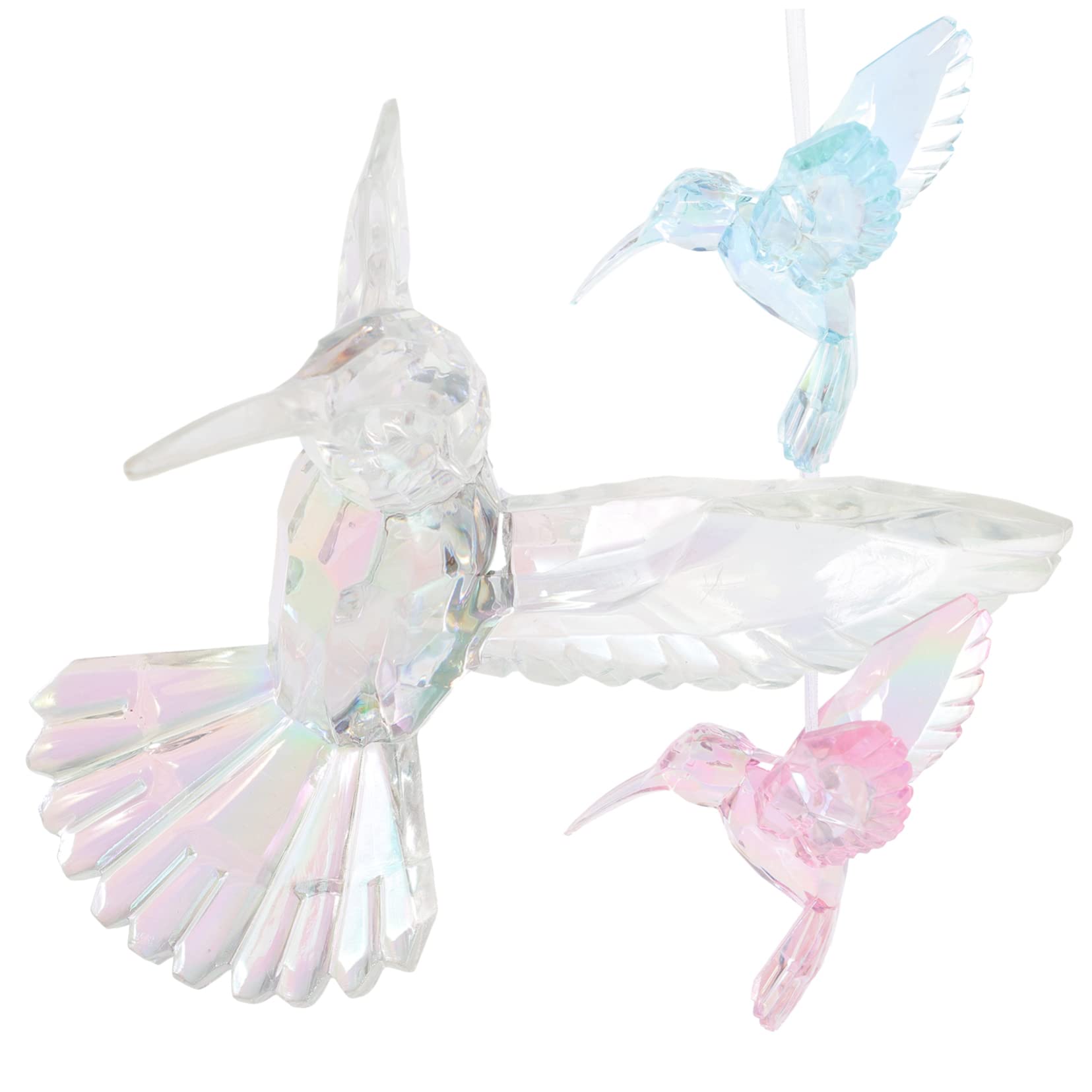 PRETYZOOM 9stücke Teiliges Transparentes Schillerndes Hummingbird Ornament Dekorative Vogelanhänger Für Und Deckenverzierung Für Innen Und Außeneinsatz