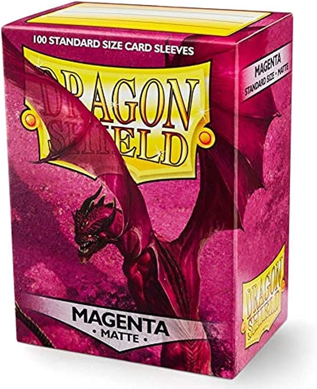 Arcane Tinmen ATM11026 Disney Princess Dragon Shield Matte Magenta Juegos de cartas - 100 unidades
