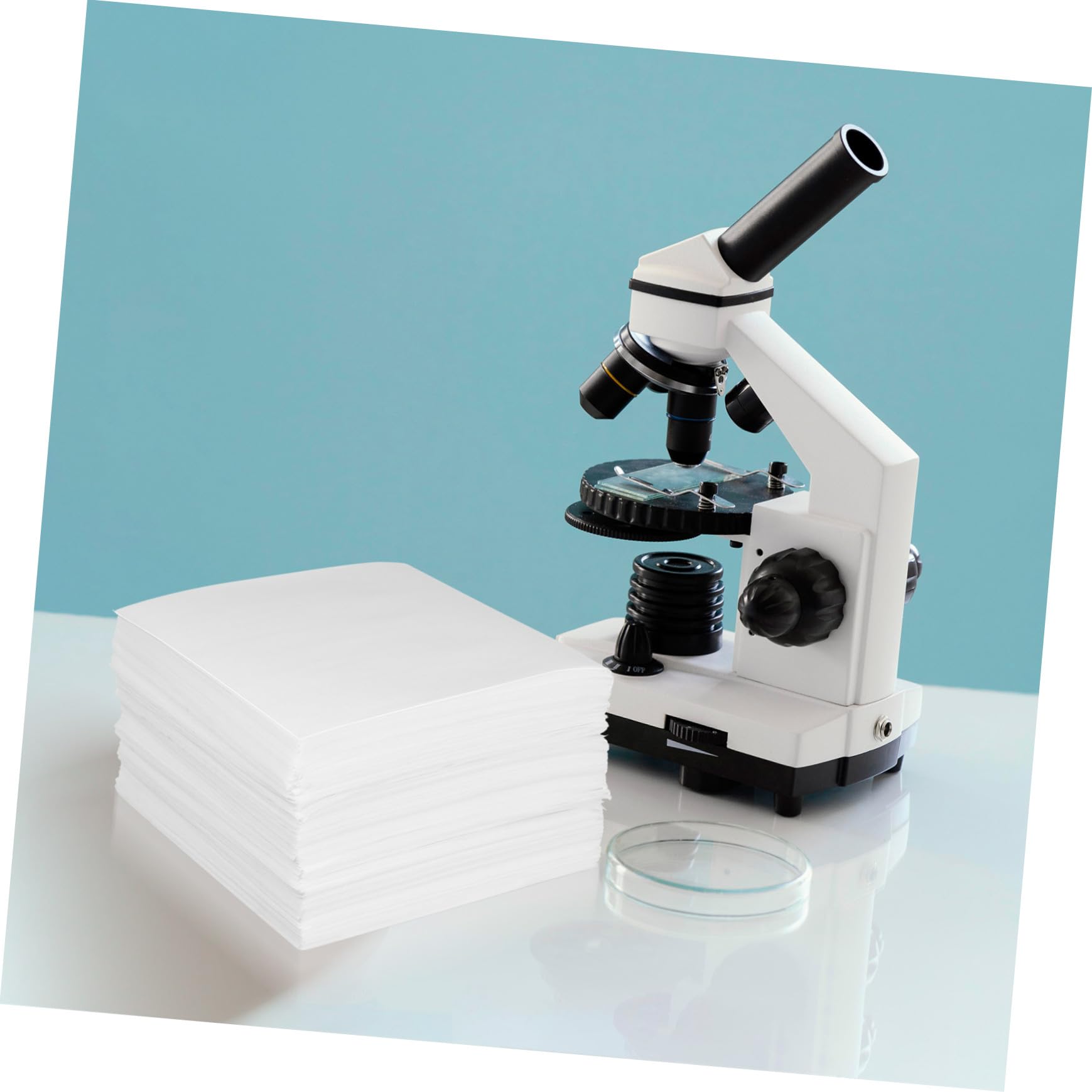 Vaguelly Papel de Limpieza sin Polvo para Lentes y Pantallas, Toallitas Secas Antiestáticas de 300 Piezas, Fibra de Poliéster y Pulpa de Madera, Adecuado para Laboratorio y Gafas