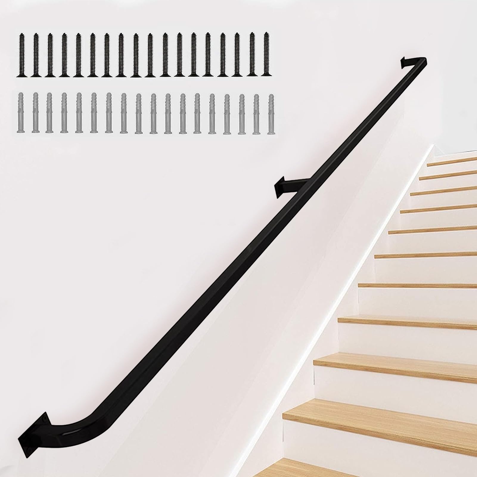 Barre d'appui murale pour intérieur et extérieur de maison