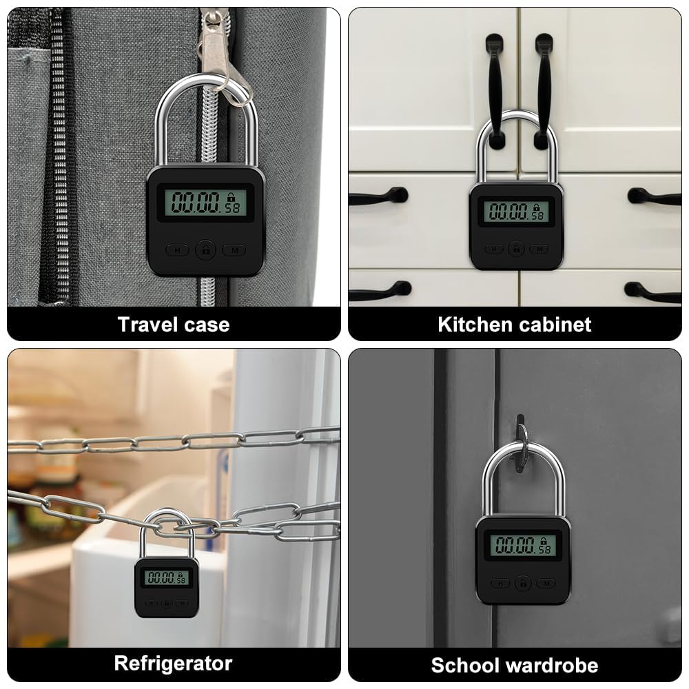 Aoreun Digitaal tijdslot, Smart Time Lock met LCD-display