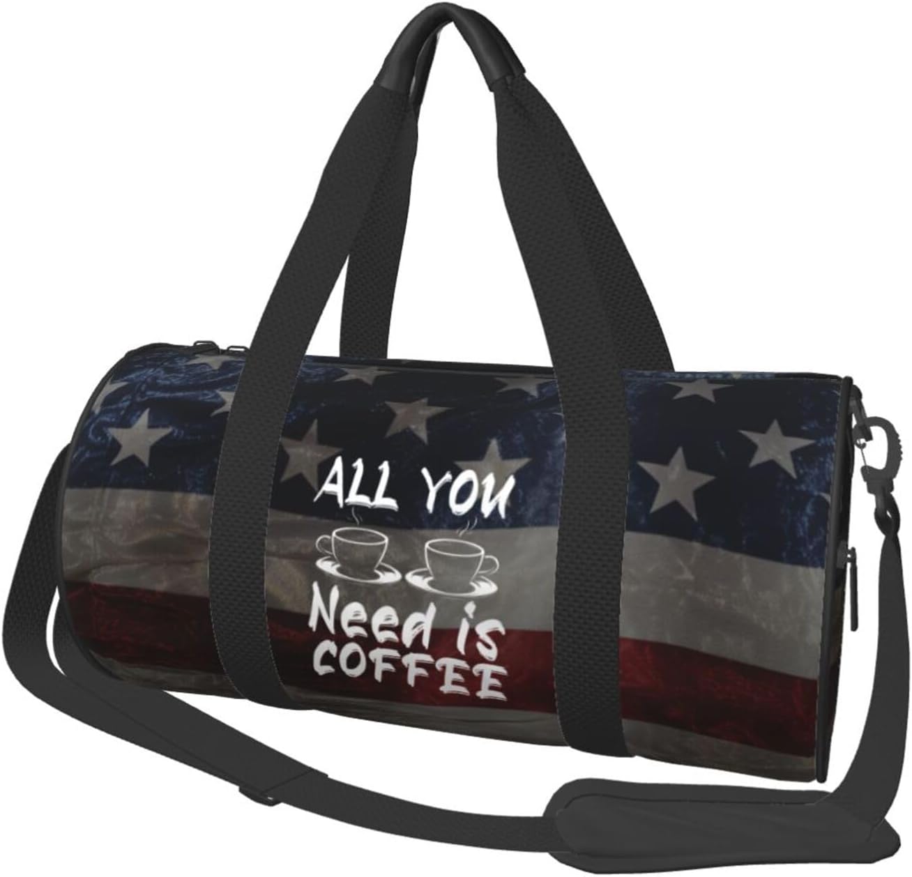 All You Need Is Coffee Duffel Bag Gym Bag Travel Sports Tote Large Foldable Beach Swim Yoga92