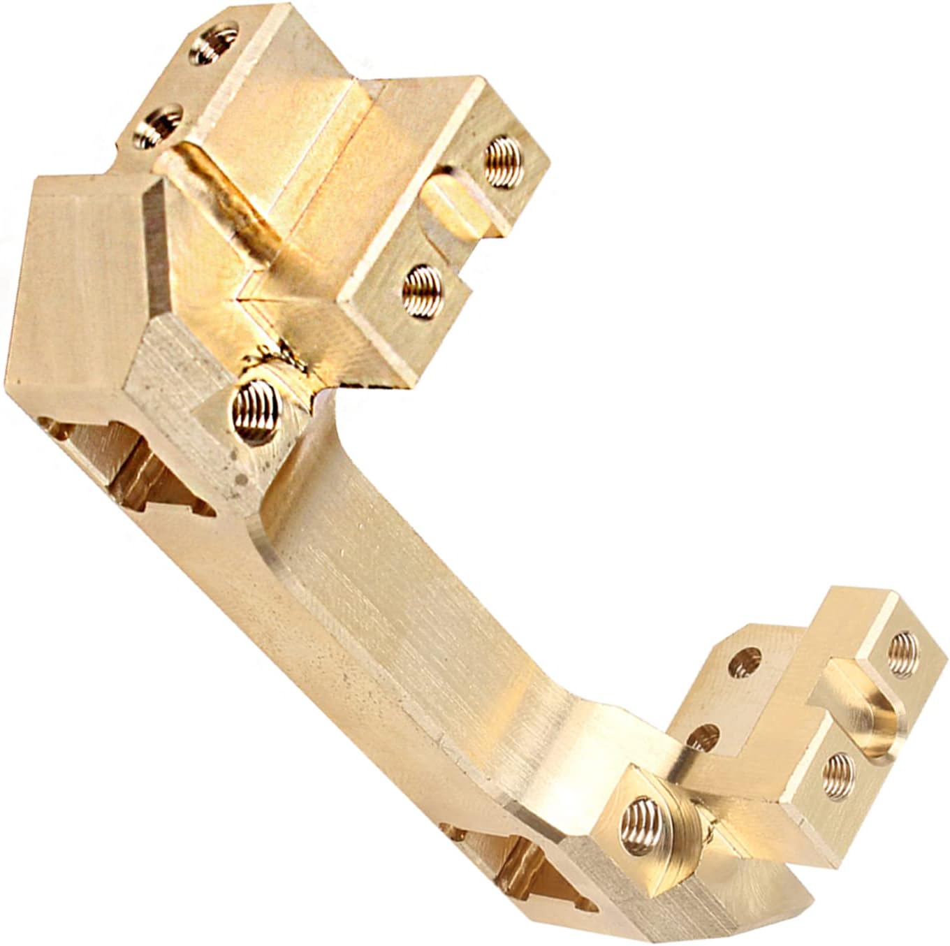 Brass Servo Mount Front Bumper Mounts Heavy Duty for Traxxas TRX4 1/10 RC Crawler Car Upgrade Parts, 88g