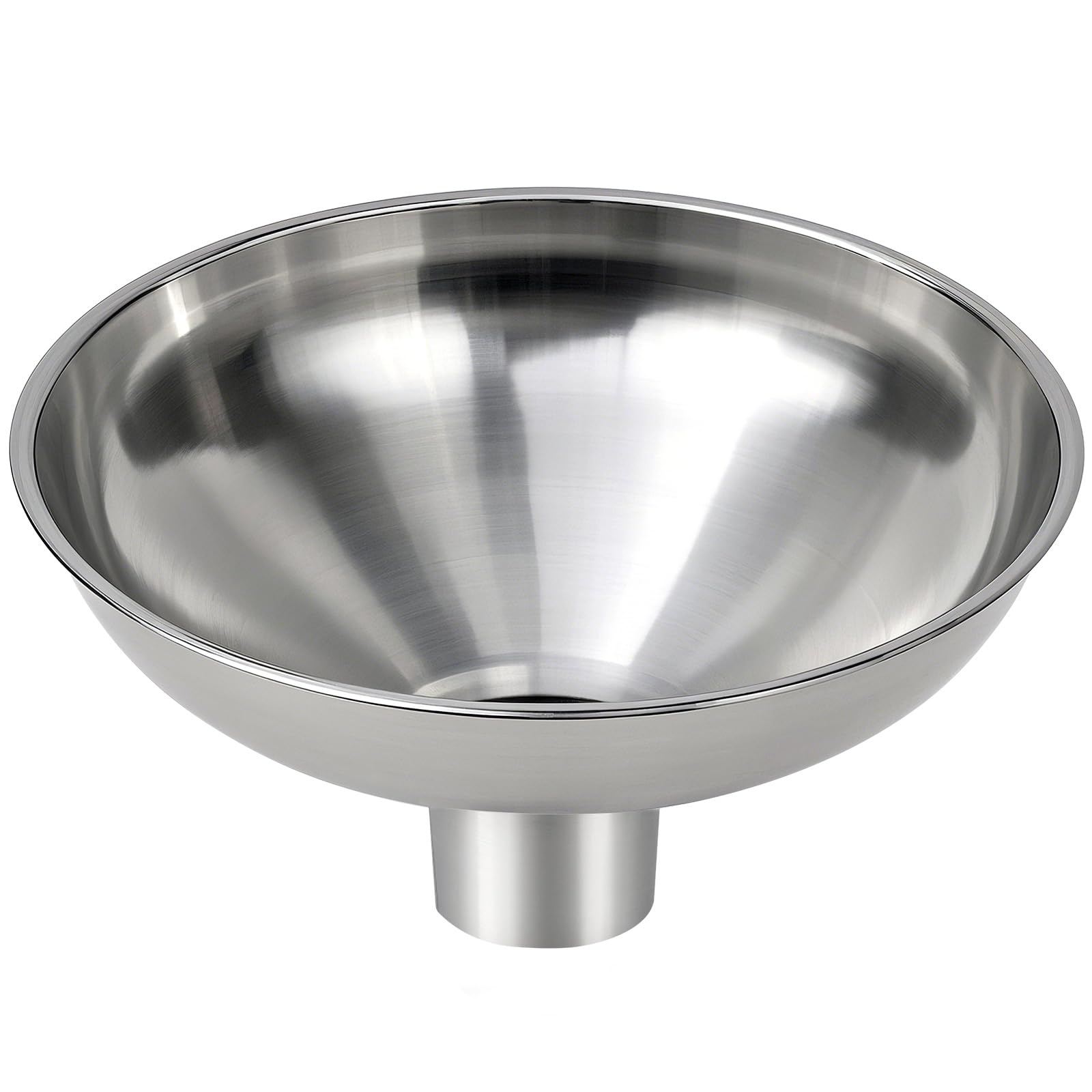 Nomatox Kitchen Funnel Stainless Steel Funnel for Kitchen Filler Bottle, One-Piece Funnel is seamless, can be used to transfer oil, spices and powder mixes and is easy to clean