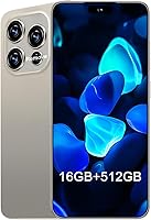 Vista 7 de Teléfono celular 16PROMA X 5G, teléfono celular desbloqueado 16 GB+512 GB/pantalla de 6.99 pulgadas/cámara de 68 MP+108 MP/batería de 7000 mAh súper