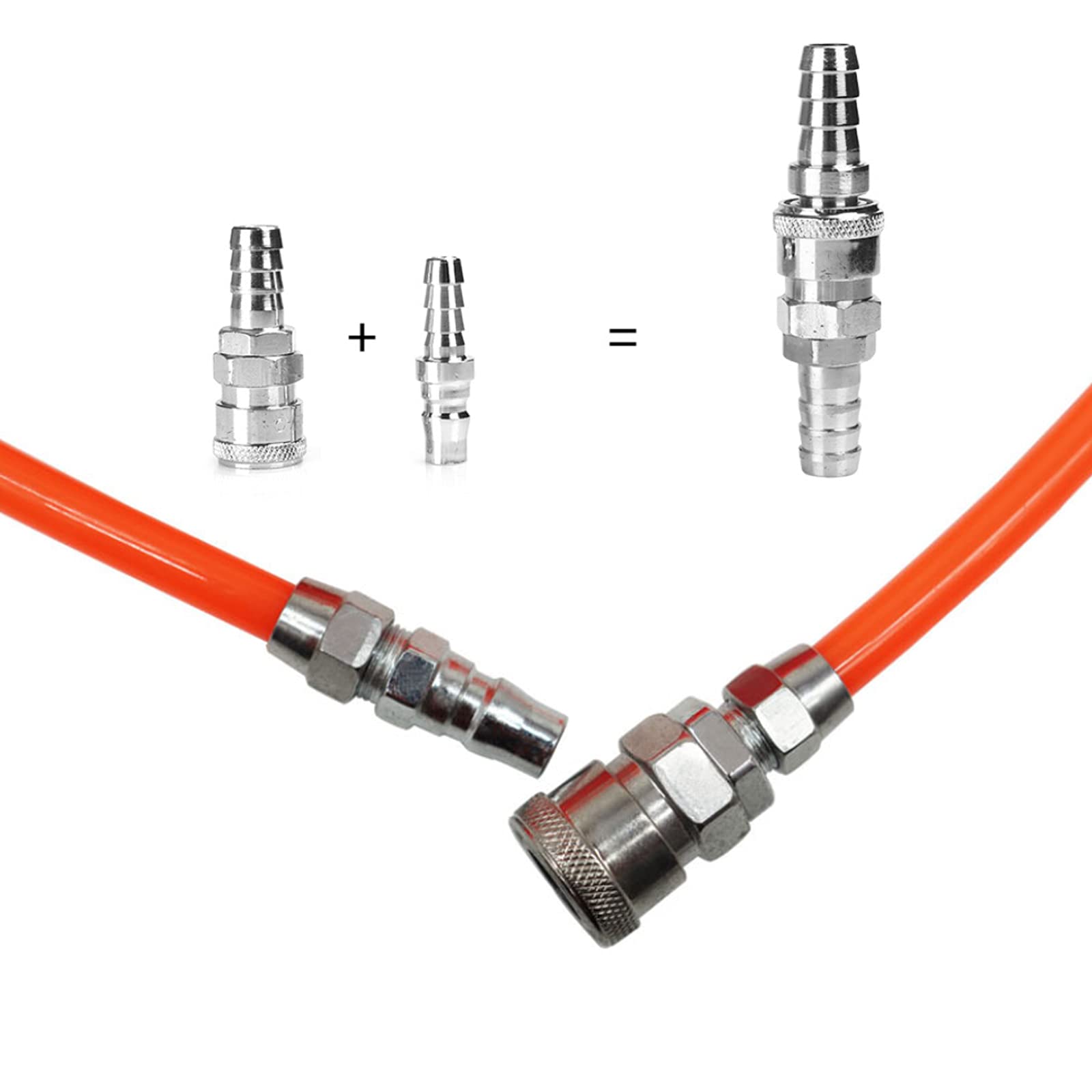 Angoily Raccordo Pneumatico Connettore Rapido Kit Aria Accessori Per - Foto 7