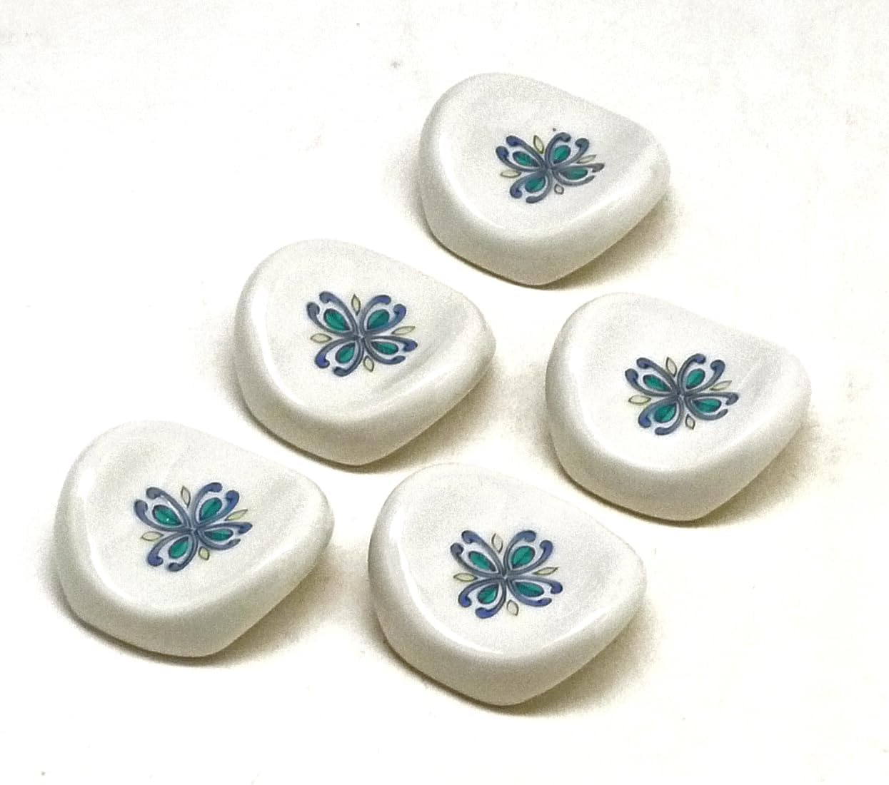 Kutani japanese porcelain【Chopsticks Rest】Set of 5 Iron Wire