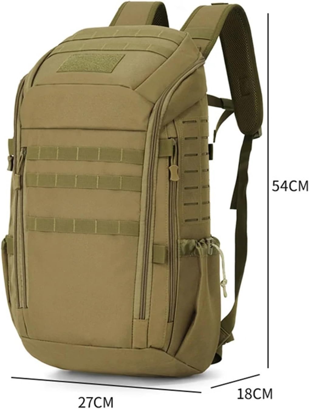 Compatible For Climbing Backpack Sports Storage Hiking Bag Outdoor Trekking Fishing Camping Daypack Men Weekend(Khaki)