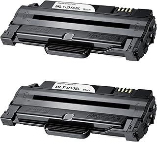 2 Pack PrinterPro™ Compatible Replacement for Samsung MLT-D105L Black Toner Cartridge D105L mltd105 mlt-d105l toner for Samsung ML-1910 ML-1915 ML-2525 ML-2525W ML-2540R ML-2545 ML-2580n SCX-4600 SCX-4623F SCX-4623FN SCX-4623FW SF-650 SF-650P (2 PACK)