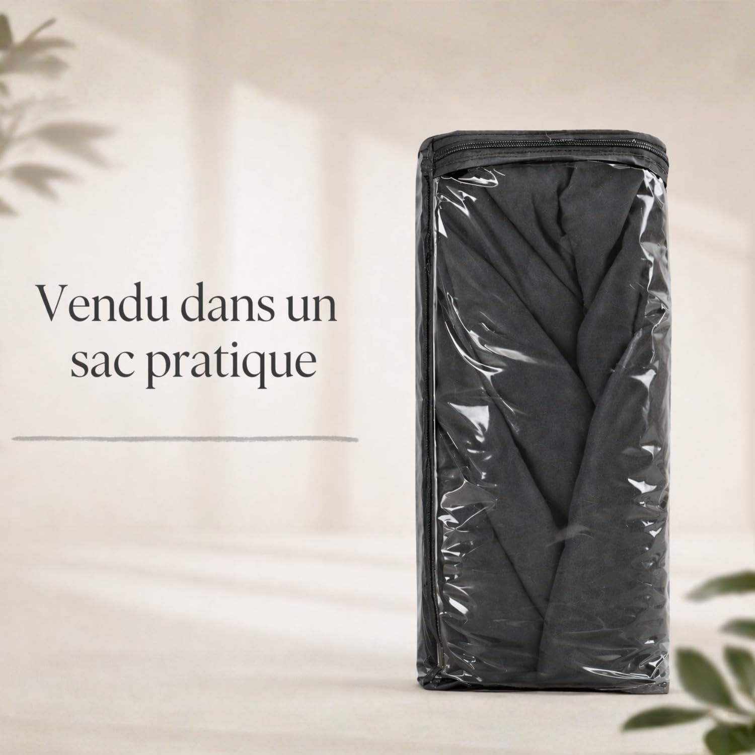 Housse De Clic Clac Matelassée Anthracite